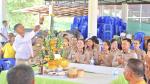 พิธีบายศรีสู่ขวัญต้อนรับข้าราชการใหม่ให้กับ นางสาวสุพัตรา มั