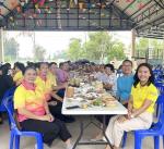 ร่วมรับประทานอาหารร่วมกัน ทุกวันพุธ ซึ่งเป็นกิจกรรมตามนโยบา